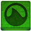 Green Grooveshark Icon 64x64 png