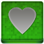 Green Heart Coloured Icon 64x64 png