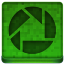 Green Picassa Icon 64x64 png