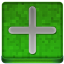 Green Plus Coloured Icon 64x64 png