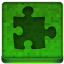 Green Puzzle Icon 64x64 png