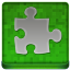 Green Puzzle Coloured Icon 64x64 png