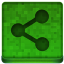 Green Share Icon 64x64 png