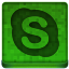 Green Skype Icon 64x64 png