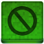 Green Stop Icon 64x64 png