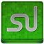 Green Stumble Upon Coloured Icon 64x64 png