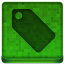 Green Tag Icon 64x64 png