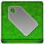 Green Tag Coloured Icon 64x64 png