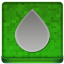 Green Water Drop Coloured Icon 64x64 png