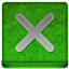 Green X Coloured Icon 64x64 png