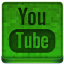 Green YouTube Icon 64x64 png