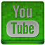 Green YouTube Coloured Icon 64x64 png