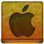 Orange Apple Icon 64x64 png