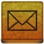 Orange Mail Icon 64x64 png