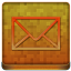 Orange Mail Coloured Icon 64x64 png
