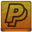 Orange PayPal Icon 64x64 png