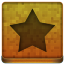 Orange Star Icon 64x64 png