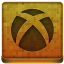 Orange Xbox 360 Icon 64x64 png