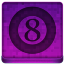 Pink 8Ball Icon 64x64 png