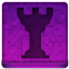 Pink Chess Tower Icon 64x64 png