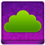 Pink Cloud Coloured Icon 64x64 png