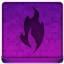Pink Fire Icon 64x64 png