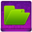 Pink Folder Coloured Icon 64x64 png