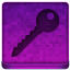 Pink Key Icon 64x64 png