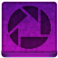 Pink Picassa Icon 64x64 png