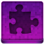 Pink Puzzle Icon 64x64 png