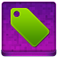 Pink Tag Coloured Icon 64x64 png