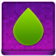 Pink Water Drop Coloured Icon 64x64 png