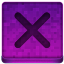 Pink X Icon 64x64 png