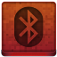 Red Bluetooth Icon 64x64 png
