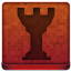 Red Chess Tower Icon 64x64 png