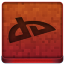 Red deviantART Icon 64x64 png