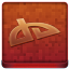 Red deviantART Coloured Icon 64x64 png