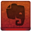 Red Evernote Icon 64x64 png