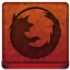 Red Firefox Icon 64x64 png