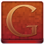 Red Google Coloured Icon 64x64 png