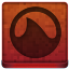 Red Grooveshark Icon 64x64 png