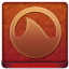 Red Grooveshark Coloured Icon 64x64 png