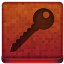 Red Key Icon 64x64 png