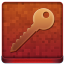 Red Key Coloured Icon 64x64 png