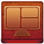 Red LCD Coloured Icon 64x64 png