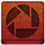 Red Picassa Icon 64x64 png