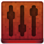 Red Settings Icon 64x64 png