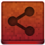 Red Share Icon 64x64 png