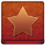 Red Star Coloured Icon 64x64 png