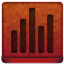 Red Statistics Icon 64x64 png